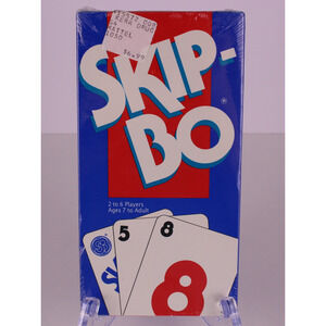 Vintage Skip-Bo Card Game - 2 to 6 Players 1993 Mattel Brand New Sealed